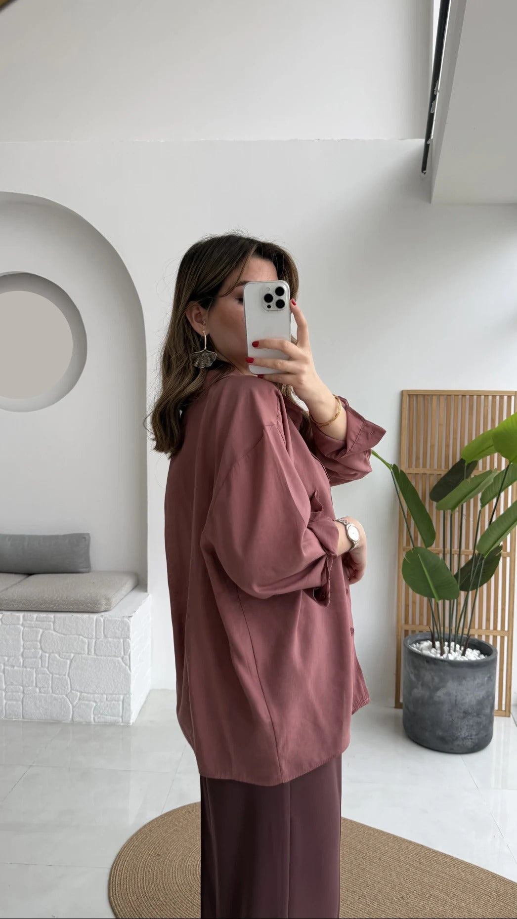 Premium Oversize Cinnamon Shirt