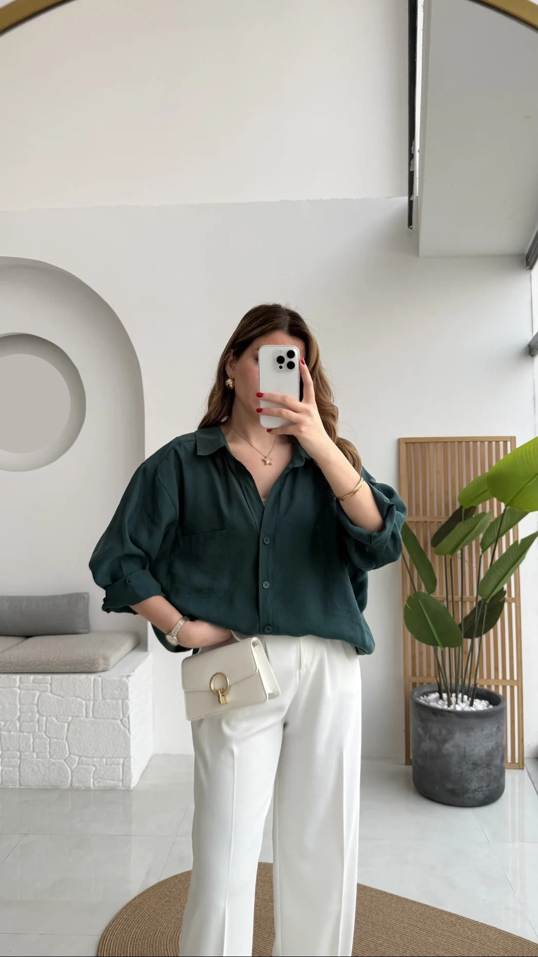 Premium Oversize Emerald Green Shirt