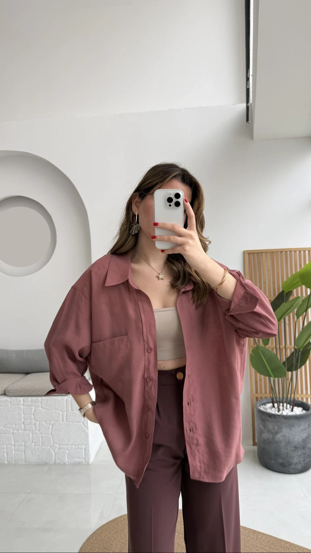 Premium Oversize Cinnamon Shirt