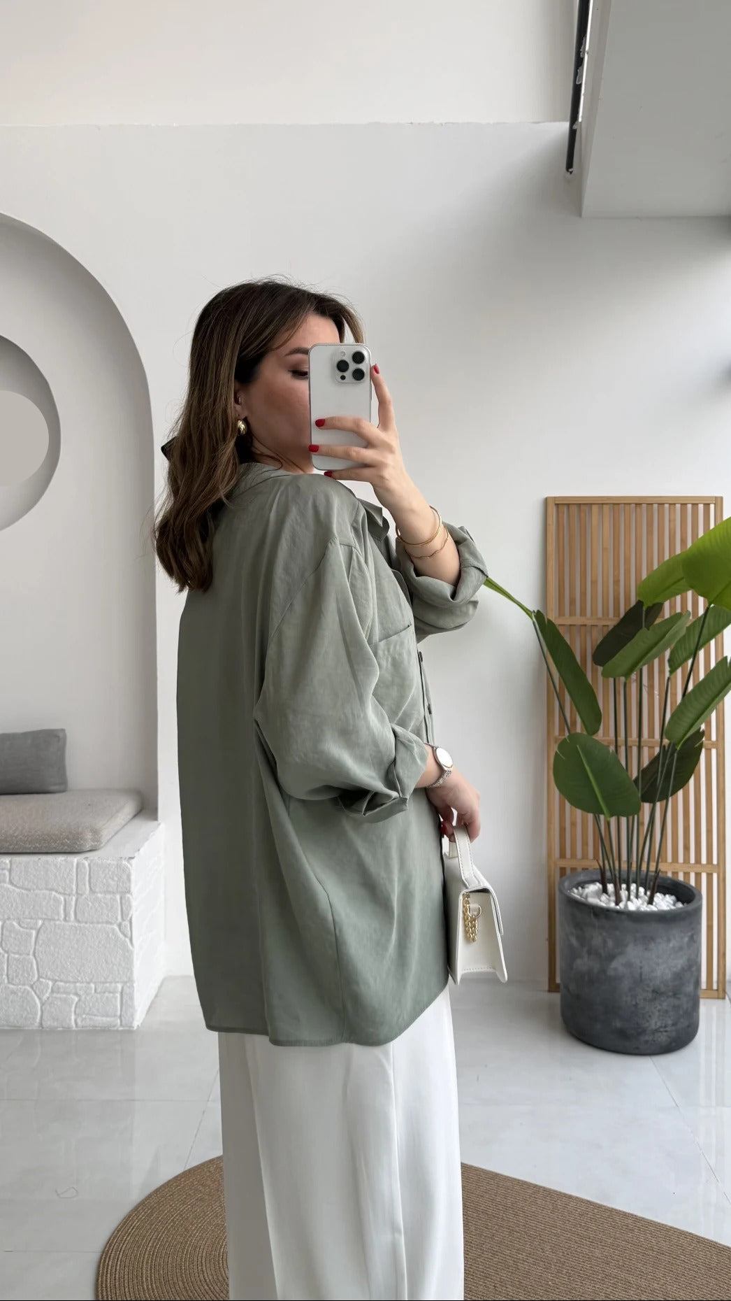 Premium Oversize Sea Green Shirt