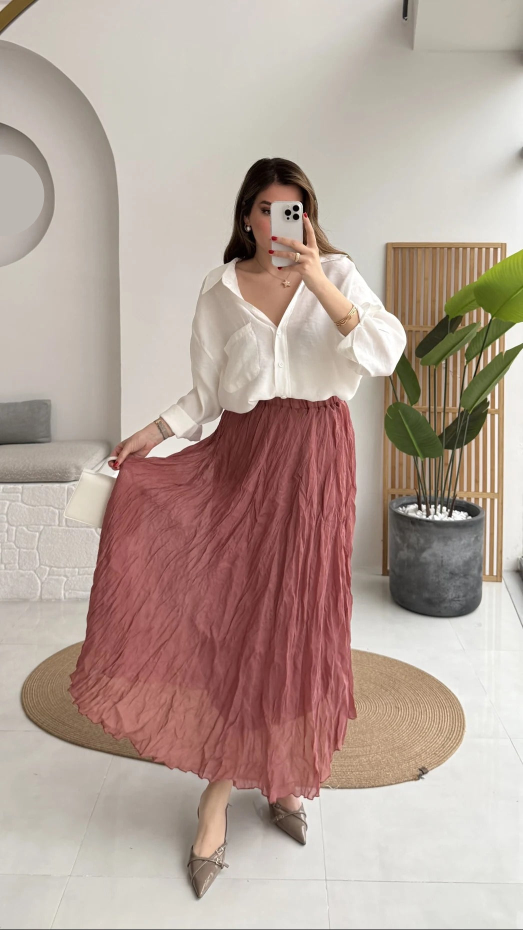 Premium Oversize Shirt White