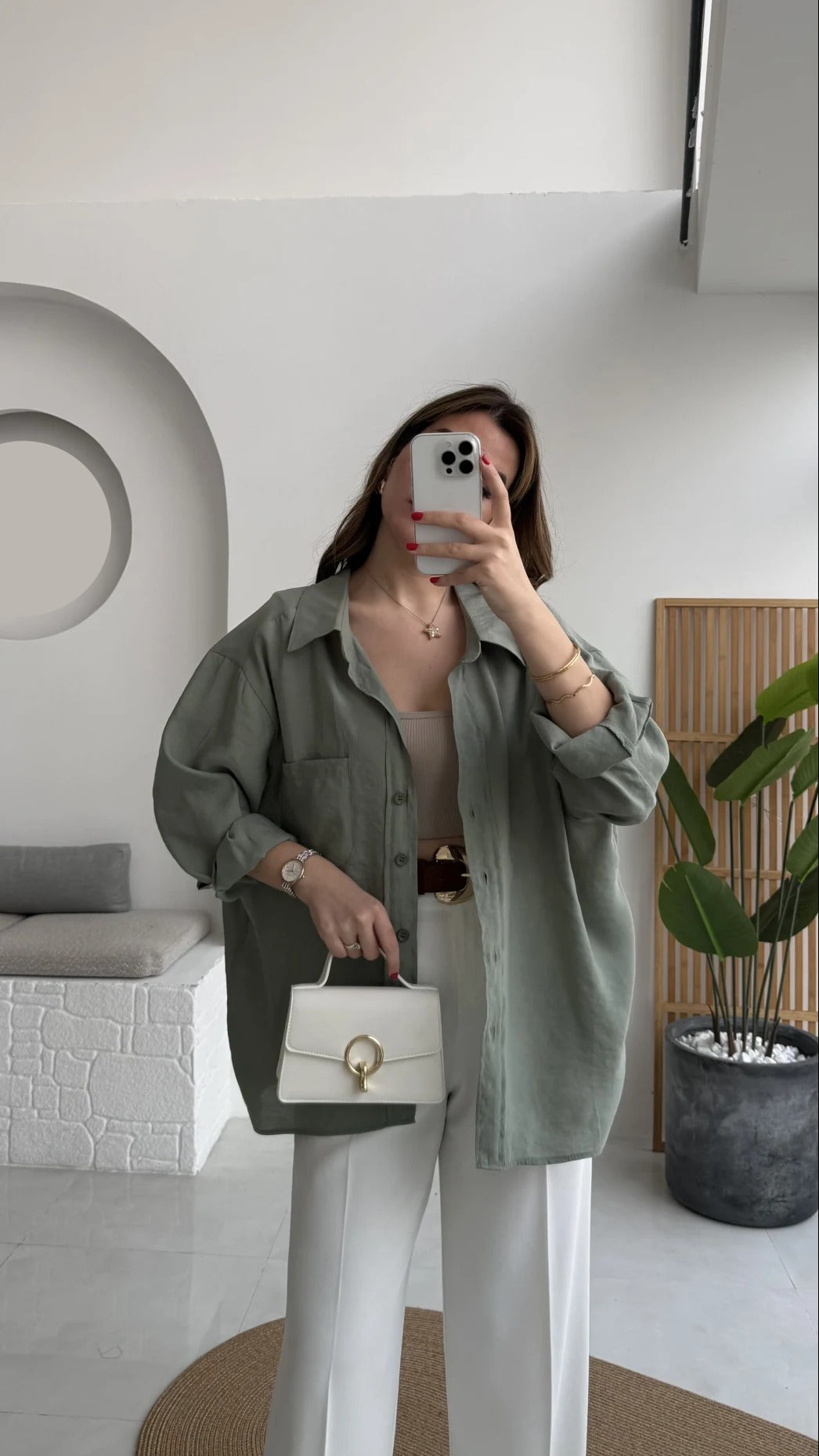 Premium Oversize Sea Green Shirt