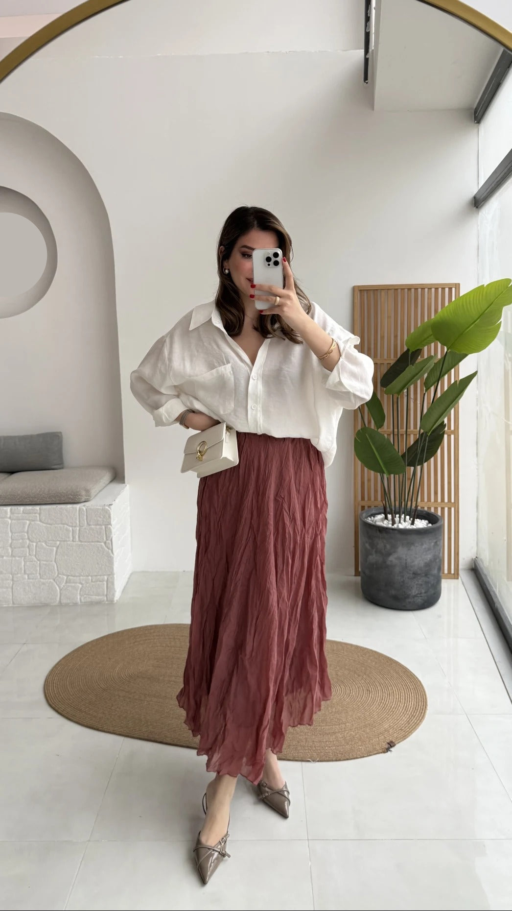 Premium Oversize Shirt White