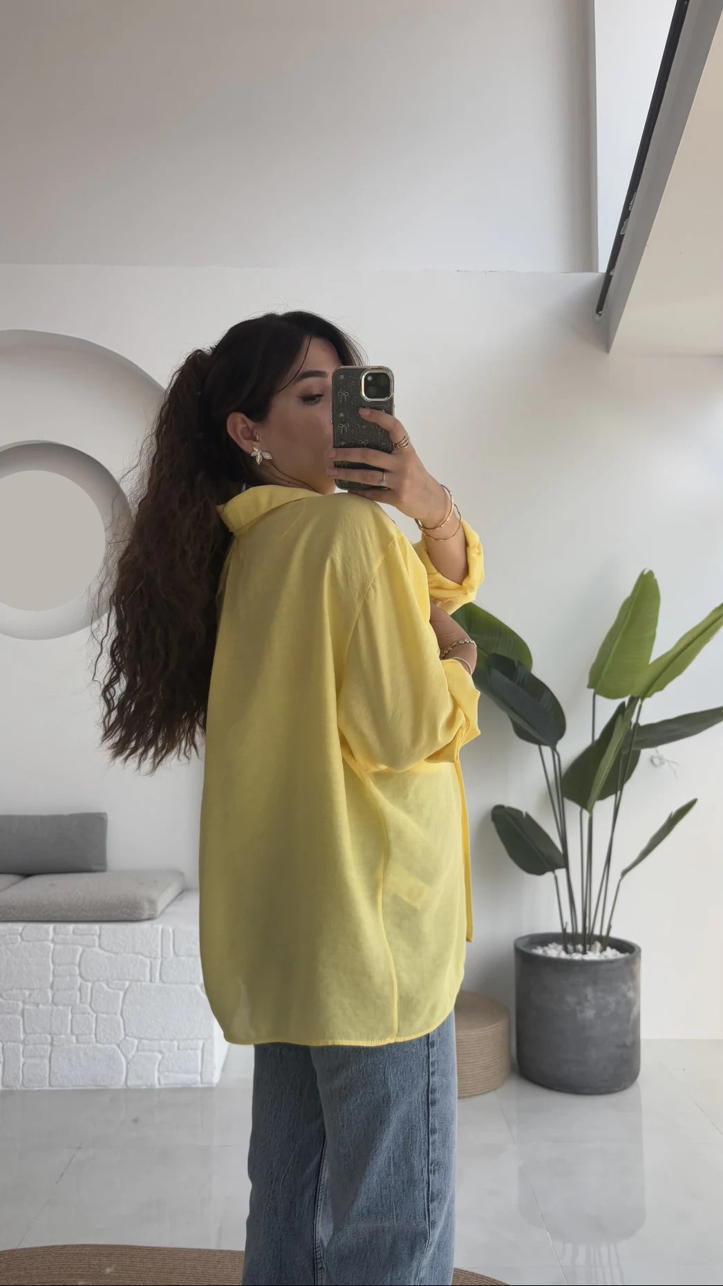 Premium Oversize Yellow Shirt