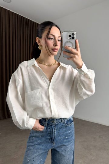Premium Oversize White Shirt
